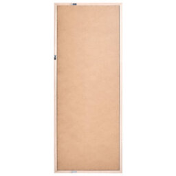 Beliani Wall Mirror Lunas 80 Cm 200 Cm Paulownia Wood Brown - thumbnail 4