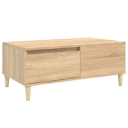 Berkfield Durable Coffee Table Sonoma Oak 90X50X36.5 Cm Engineered Wood - thumbnail 1