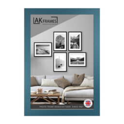 "AK Frames Sleek 10X7"" Navy Blue Thin Modern Picture Frame - Slim And Design For Posters, Prints And Photos - Elegant Wall Frame Decor" - thumbnail 1