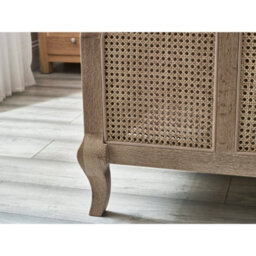 Oakham Mulberry Rattan Bed - Light Oak -  Double (135Cm) - thumbnail 5