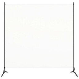 Walplus White 1-Panel Room Divider Screen 175X180 Cm - Privacy Partition, Folding Privacy Screen - thumbnail 1
