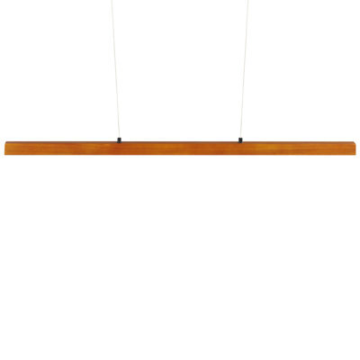 Wyld And Coco Oakwood Dark Oak Pendant Lamp 115 Cm Integrated Led With Remote Dimmer - image 1