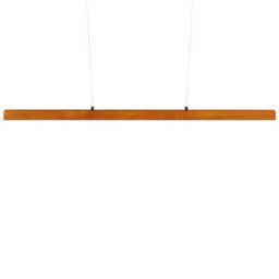 Wyld And Coco Oakwood Dark Oak Pendant Lamp 115 Cm Integrated Led With Remote Dimmer - thumbnail 1