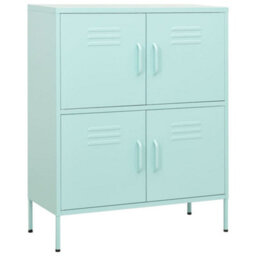 Vidaxl Storage Cabinet Mint 80X35X101.5 Cm Steel - thumbnail 2