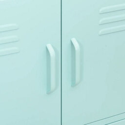 Vidaxl Storage Cabinet Mint 80X35X101.5 Cm Steel - thumbnail 7
