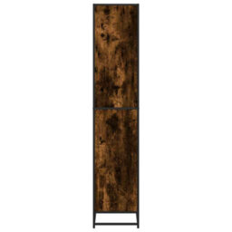 Walplus Bookcase Smoked Oak Finish Engineered Wood 80.5X35X170.5 Cm - thumbnail 5