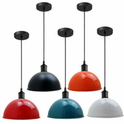 Ledsone Industrial Vintage Retro Style Ceiling Hanging Pendant Light - Yellow - thumbnail 6