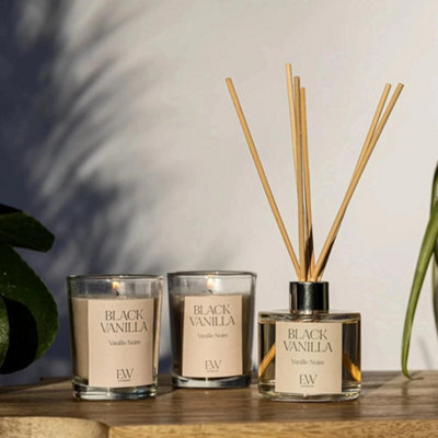 Marco Paul Scented Candles & Diffuser Gift Set - Black Vanilla - image 1