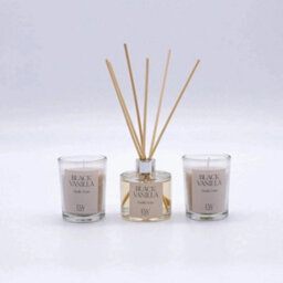 Marco Paul Scented Candles & Diffuser Gift Set - Black Vanilla - thumbnail 2
