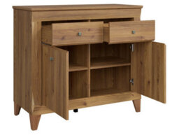 Arte Bergen 110 Cm Sideboard 2 Door 2 Drawer Golden Sibiu Larch - thumbnail 3