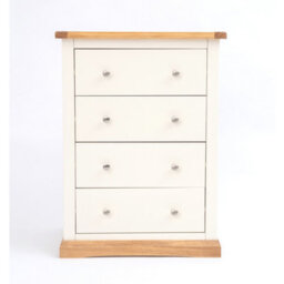 Cabinet Bits Trevi 4 Drawer Chest Of Drawers Chrome Knob - thumbnail 1