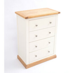 Cabinet Bits Trevi 4 Drawer Chest Of Drawers Chrome Knob - thumbnail 3