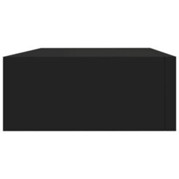 Berkfield Wall-Mounted Drawer Shelves 2 Pcs Black 40X23.5X10Cm Mdf - thumbnail 6
