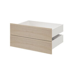 GoodHome Atomia Modular Matt Oak Effect Slab Large External Drawer (H)185mm (W)747mm (D)500mm, Set Of 2 - thumbnail 1