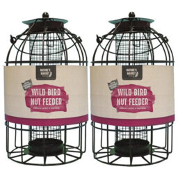 STAR SUPPLIES Weather Resistant Nut Feeder Metal Bird Hanging Cage - thumbnail 2