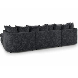 Home & Love Luxury Bishop U Shape Corner Sofa - Alaska Black - thumbnail 3