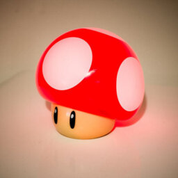 Super Mario Mushroom Battery Powered Desk Light - thumbnail 4