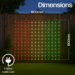 Xmas Haus Rgb Led Mesh Net Light - thumbnail 2