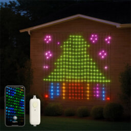 Xmas Haus Rgb Led Mesh Net Light - thumbnail 1