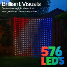 Xmas Haus Rgb Led Mesh Net Light - thumbnail 3