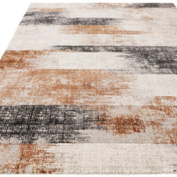 Terracotta Abstract Luxurious Modern Easy To Clean Rug For Living Room Bedroom & Dining Room-120Cm X 170Cm - thumbnail 3