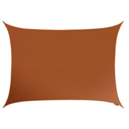 Kookaburra 4M X 3M Rectangle Waterproof Terracotta Garden Patio Sun Shade Sail Canopy 98% Uv Block With Free Rope