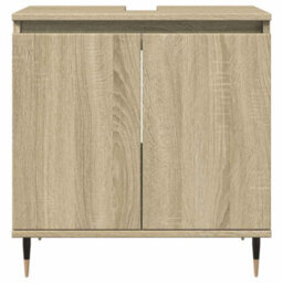 Walplus Bathroom Cabinet Sonoma Oak 58X33X60 Cm Engineered Wood - thumbnail 3