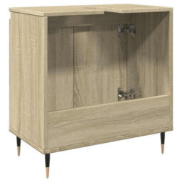 Walplus Bathroom Cabinet Sonoma Oak 58X33X60 Cm Engineered Wood - thumbnail 6