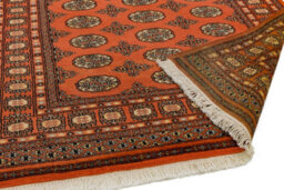 Floral Rust Traditional Wool Bordered Handmade Rug For Living Room Bedroom & Dining Room-180Cm X 270Cm - thumbnail 2