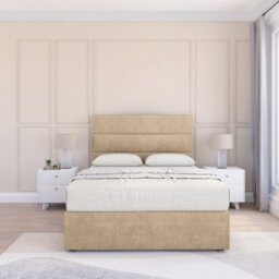 "Sloomy 5Ft Texas Divan Bed Base Almond Coinston ,2 Drawers & 54"" Floor Standing Headboard - King" - thumbnail 2