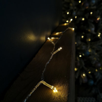 Samuel Alexander 20M Battery Operated Indoor Outdoor Christmas String Lights With 200 Leds In Warm White - image 1