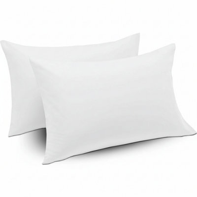 Luxury Housewife Pillow Cases 2 Pack Ultra Soft Plain White Pillow Covers 50X75 - image 1