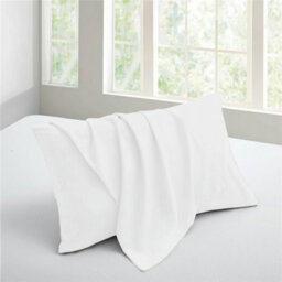 Luxury Housewife Pillow Cases 2 Pack Ultra Soft Plain White Pillow Covers 50X75 - thumbnail 3