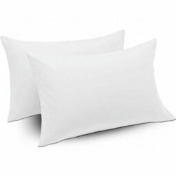 Luxury Housewife Pillow Cases 2 Pack Ultra Soft Plain White Pillow Covers 50X75
