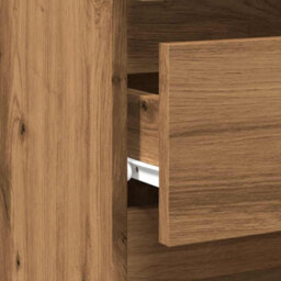 Berkfield Bedside Cabinets 2 Pcs Artisan Oak 40X35X62.5 Cm Engineered Wood - thumbnail 9