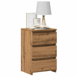 Berkfield Bedside Cabinets 2 Pcs Artisan Oak 40X35X62.5 Cm Engineered Wood - thumbnail 1