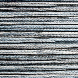 Blue Striped Outdoor Rug, Striped Stain-Resistant Rug For Patio,garden, Deck, Pool 5mm Modern Outdoor Rug-120Cm X 170Cm - thumbnail 2