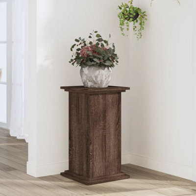 Walplus Plant Stand Brown Oak 33X33X60 Cm Engineered Wood - image 1
