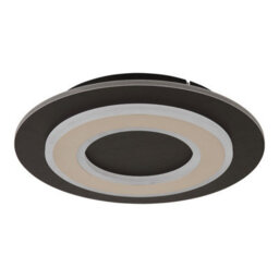 Luminosa Lighting Luminosa Jayden 32Cm Integrated Led Semi Flush Ceiling Light Matt Black Led 3000K - thumbnail 2