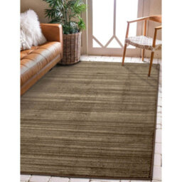 Melrose Athena Textured Natural Brown Medium-Large Indoor Area Rug 133/190Cm - thumbnail 1