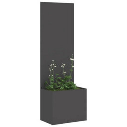 Walplus Garden Planter With Decorative Panel Black 50 X 140 Cm - thumbnail 3