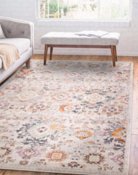 Furniturebox Uk Soraya Floral Vintage Persian Inspired Rug 120X170 - thumbnail 2