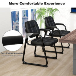 Gainoom 4Pcs Waiting Room Chairs Meeting Room Chairs Reception Guest Chairs - thumbnail 8