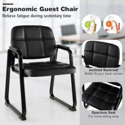 Gainoom 4Pcs Waiting Room Chairs Meeting Room Chairs Reception Guest Chairs - thumbnail 9