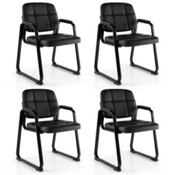 Gainoom 4Pcs Waiting Room Chairs Meeting Room Chairs Reception Guest Chairs - thumbnail 1