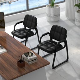 Gainoom 4Pcs Waiting Room Chairs Meeting Room Chairs Reception Guest Chairs - thumbnail 3