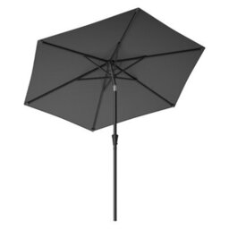 LEDREM Garden Parasol Umbrella,crank Handle For Opening And Closing, For Outdoor Gardens Pool Balcony Patio, Base Not Included, Grey - thumbnail 2