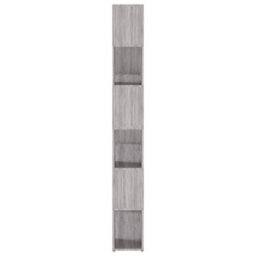 Berkfield Book Cabinet/room Divider Grey Sonoma 100X24X188 Cm - thumbnail 6