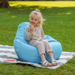 Icon Kids Dalton High Back Bean Bag Indoor Outdoor Aqua - thumbnail 2