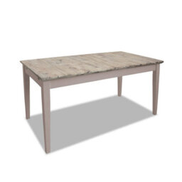 Statement Furniture Florence Rectangle Extendable Kitchen Dining Table In Truffle